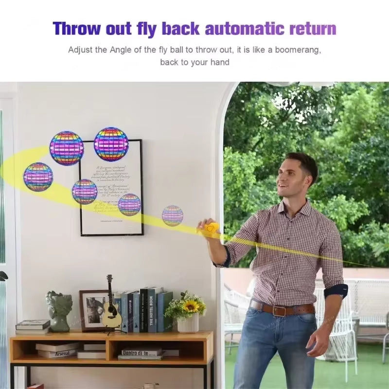 Flying Boomerang Ball