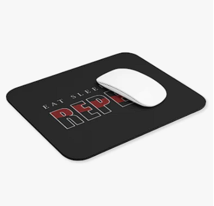 Eat Sleep Game Repeat Mousepad